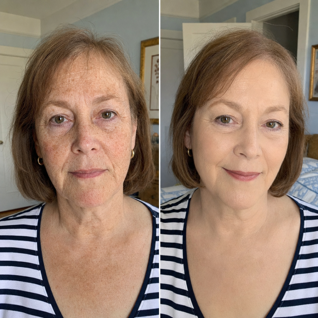 Smooche Color Changing Foundation Results