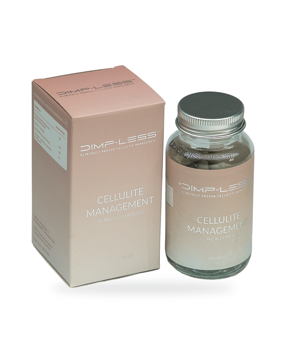 Dimp-Less Cellulite Management Box & Bottle 3D