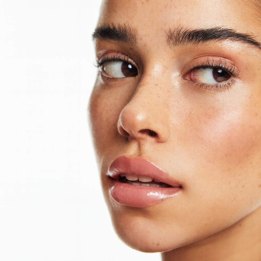 Smooche Volume Lip Gloss Pink Model